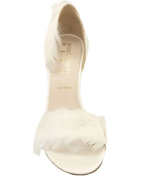 Hammond Sandal In White -Elegance Avenue Something Bleu Hammond Sandal in White 11359834 front