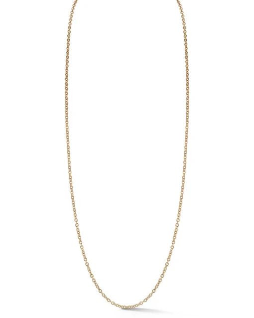 Rose Gold Cable Chain Necklace -Elegance Avenue WF RG cable chain neck 11387752